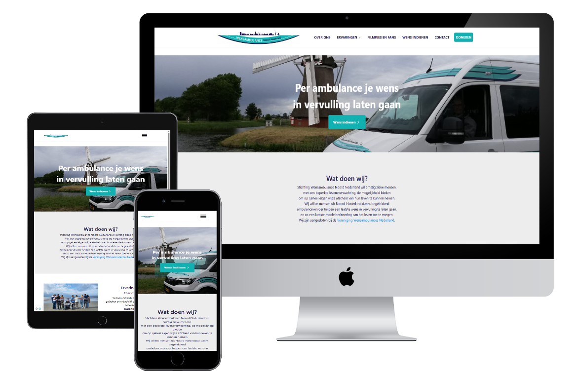 Bannerafbeelding 1 - Wensambulance Noord-Nederland